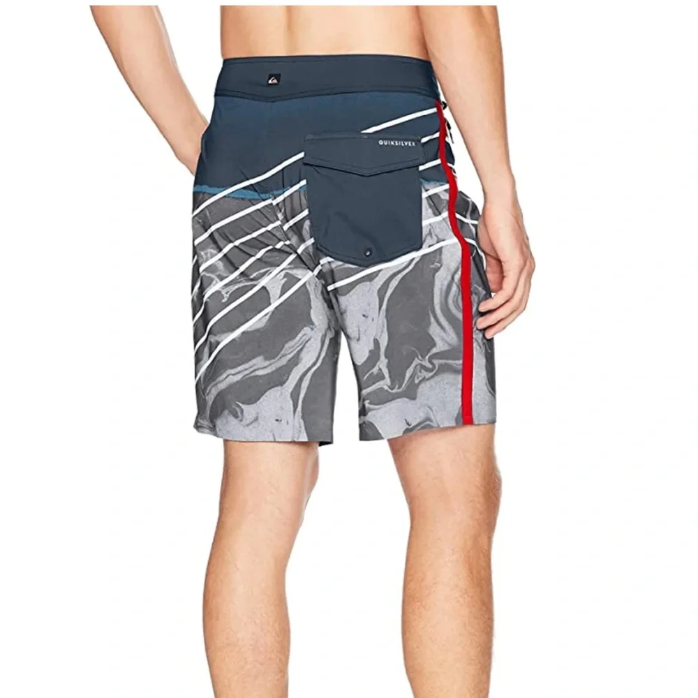 Quiksilver Men's Dryflight Highline Lava Slash Swim Board Shorts‎ Sz. 34